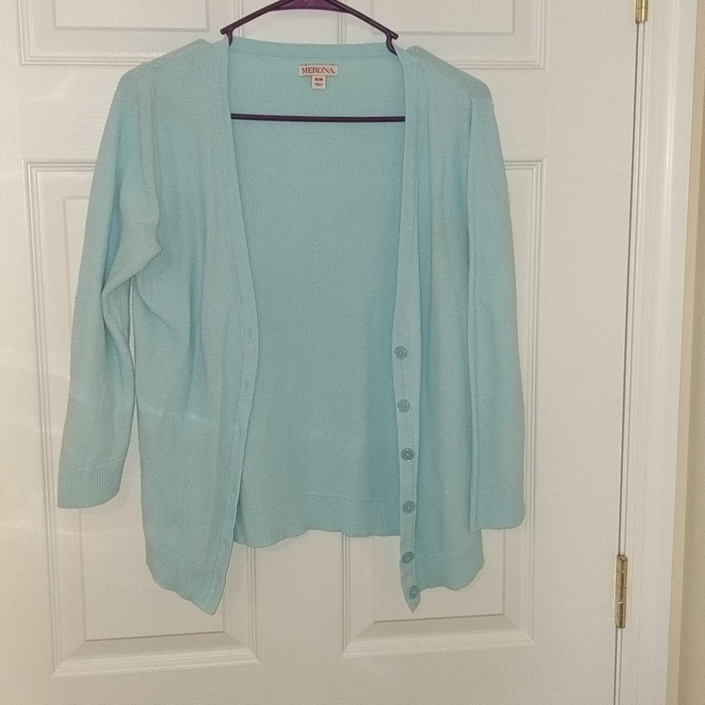 Sky blue cardigan